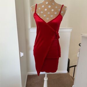 Red Wrap Dress